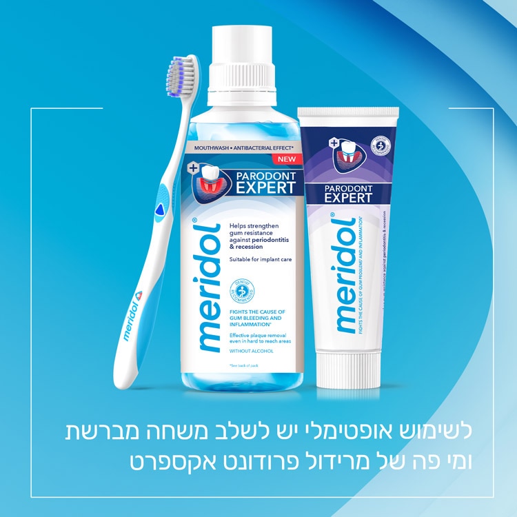 משחת שיניים לחניכיים מרידול פרודונט אקספרט